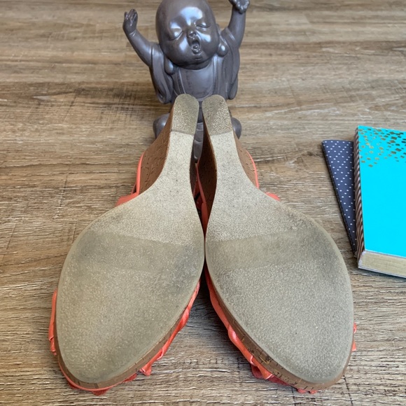 Covington Cork platform Floral Sandals Size 8.5 - Picture 7 of 8